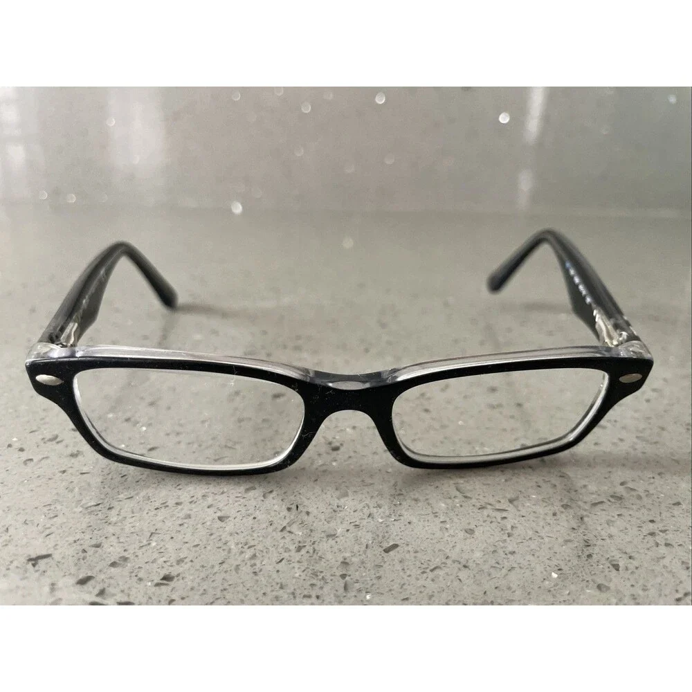 Ray-Ban RB 1530 3529 46-16-125 Black Crystal Full Rim Eyeglasses Frames ONLY